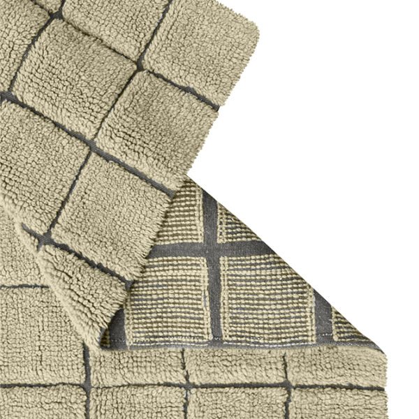 Tapete de Lã Lavável Lorena Canals Woolable® Mosaic Musgo 170 x 240 cm