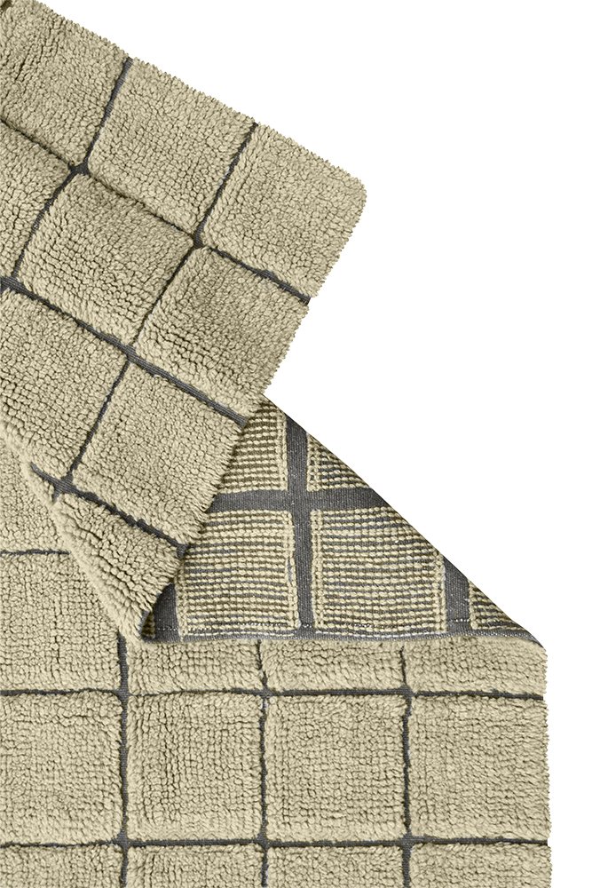 Tapete de Lã Lavável Lorena Canals Woolable® Mosaic Musgo 170 x 240 cm