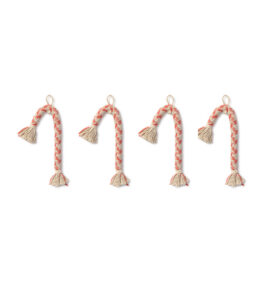 Kit com 4 Enfeites Candy Cane