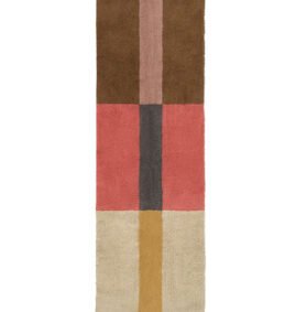 Tapete de Lã Lavável Lorena Canals Woolable Lines Coral 80 x 230 cm