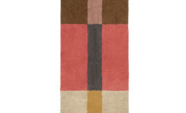 Tapete de Lã Lavável Lorena Canals Woolable Lines Coral 80 x 230 cm