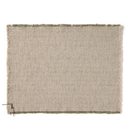 Jogo Americano Lorena Canals Handloom – Kit 2 unidades – Natural e Caqui 38 x 50 cm