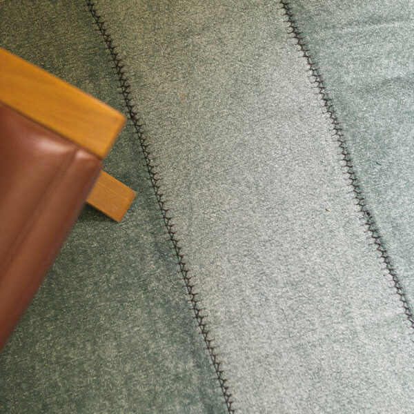 Tapete Lorena Canals Stonewashed Duck green – Verde pato 165 x 210 cm