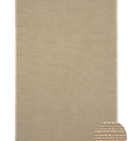 Tapete em Handloom Bege 170×240 cm