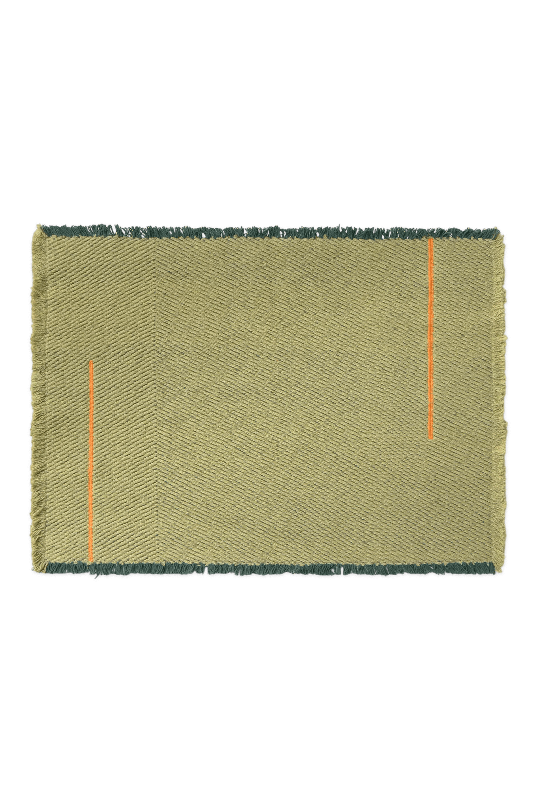 Kit com 2 Jogos Americanos Vertical Matcha 38 x 50 cm