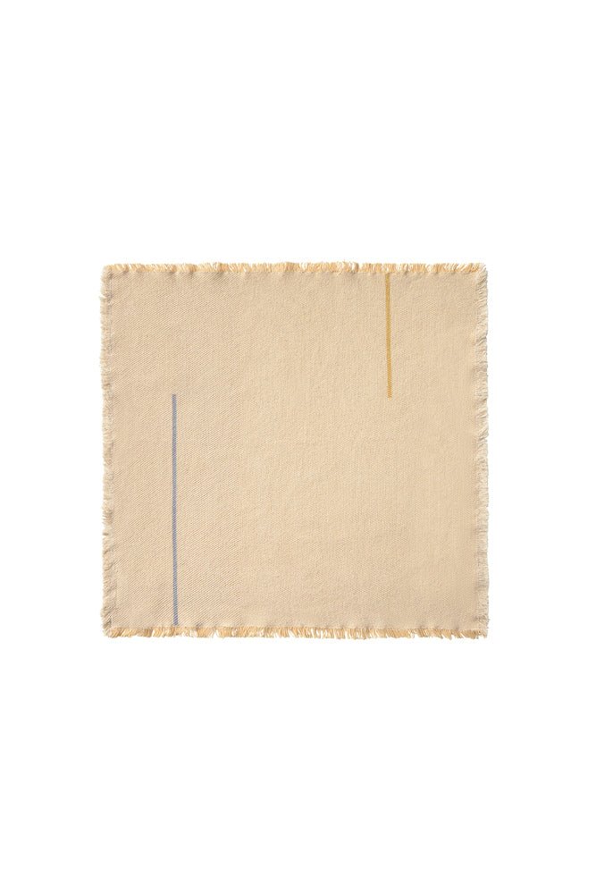 Kit com 4 Guardanapos Vertical Natural 45 x 45 cm