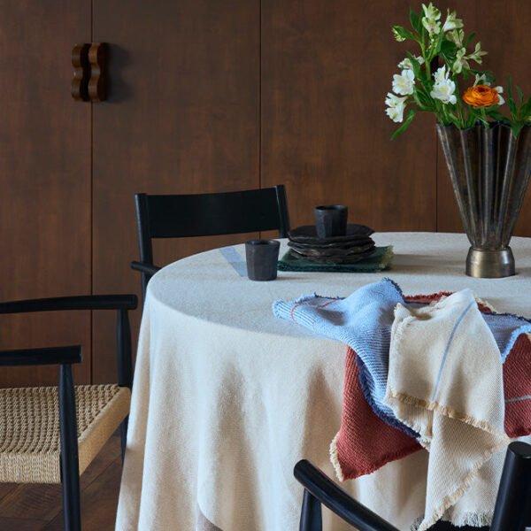 Toalha de Mesa Vertical Natural 170 x 250 cm