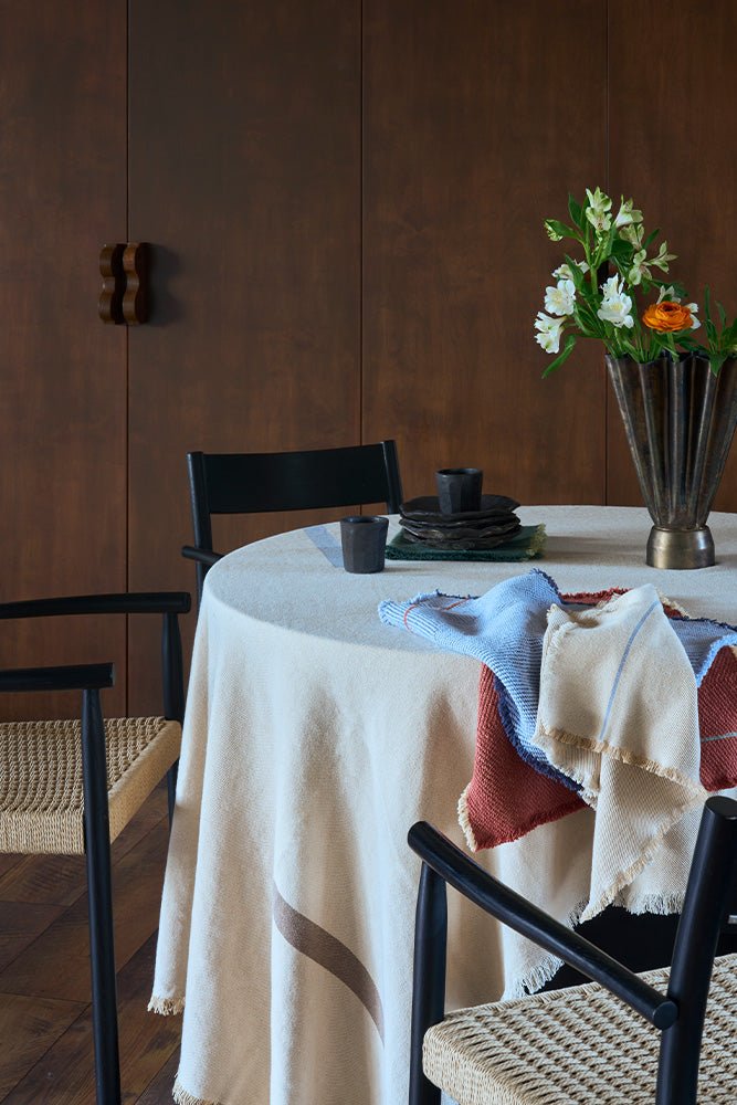 Toalha de Mesa Vertical Natural 170 x 250 cm