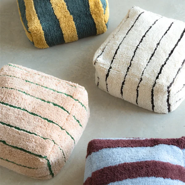Puff Lines Natural 45 x 45 x 22 cm