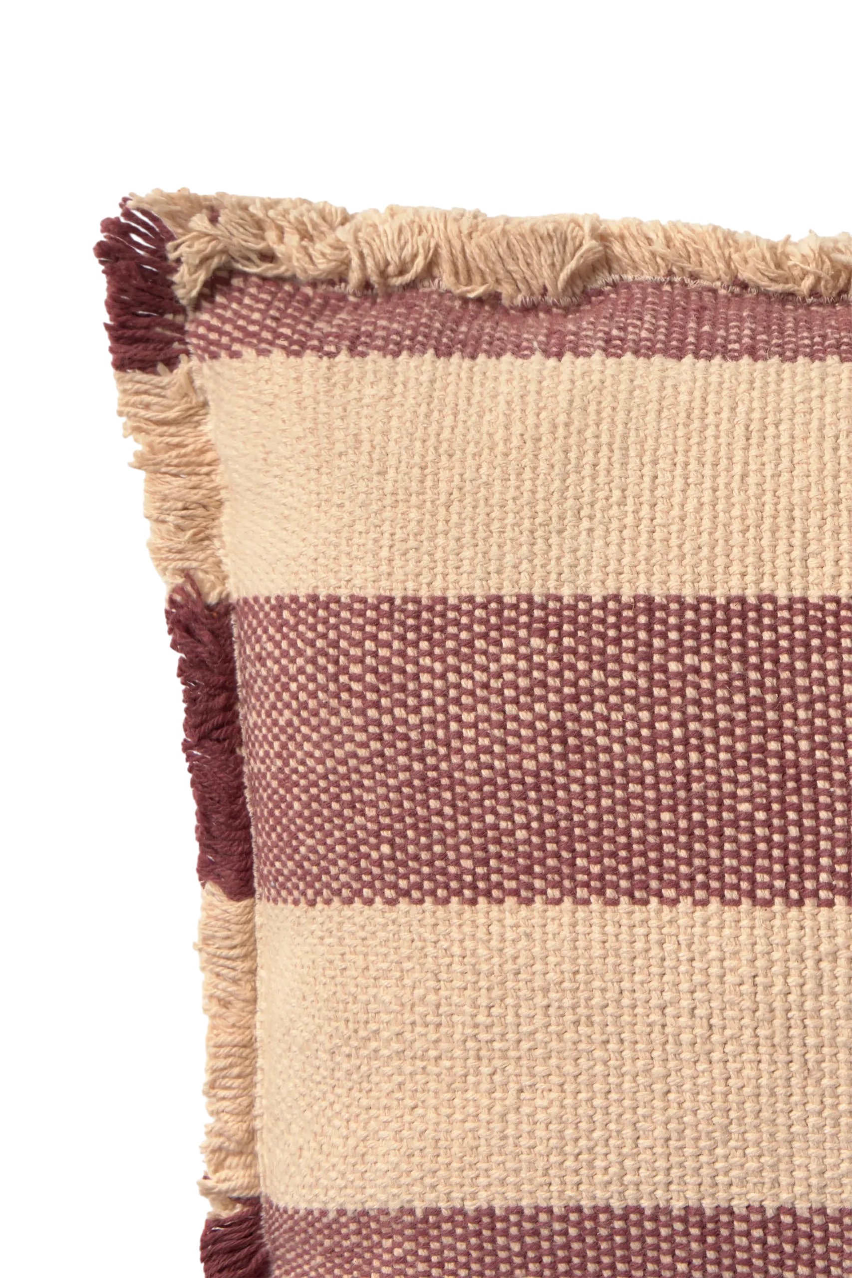 Almofada Retangular Lines Marsala 30 x 50 cm