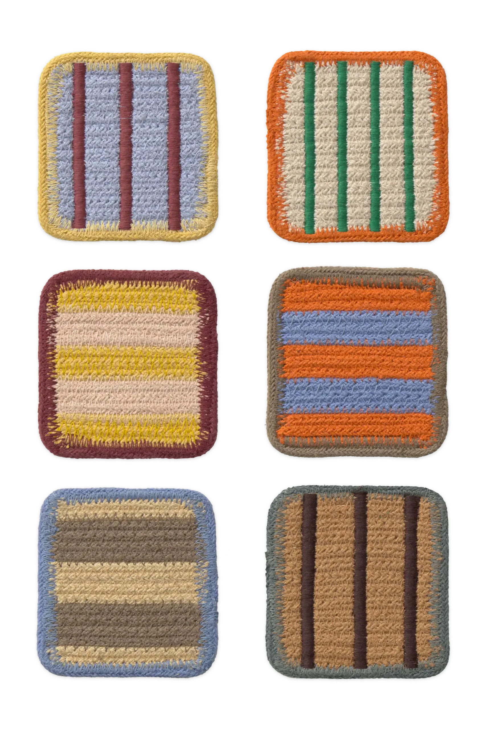Kit com 6 Porta-copos Color On 10 x 10 cm