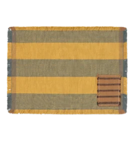 Kit com 2 Jogos Americanos Handloom com Bolso Terrazzo 38 x 54 cm