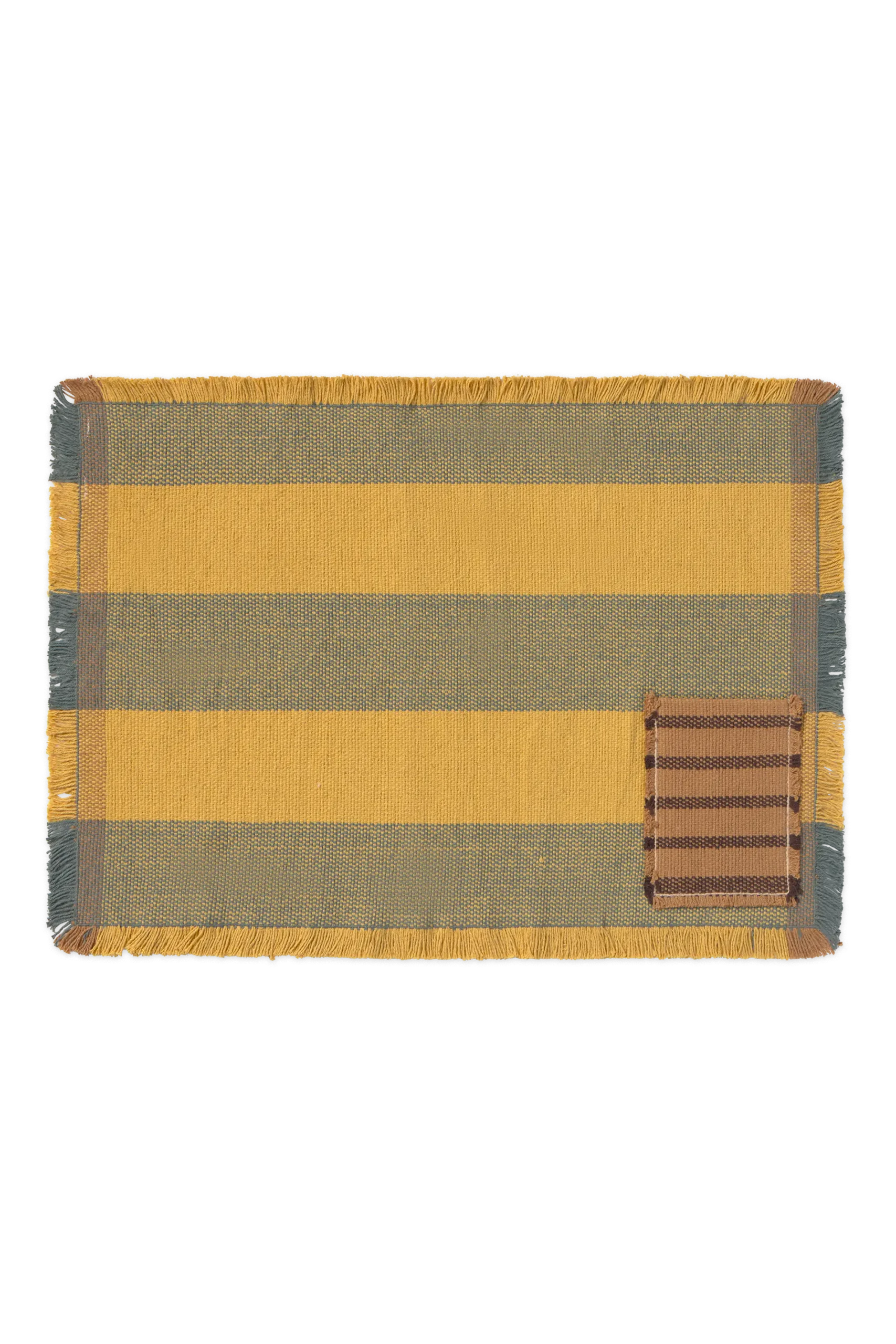 Kit com 2 Jogos Americanos Handloom com Bolso Terrazzo 38 x 54 cm