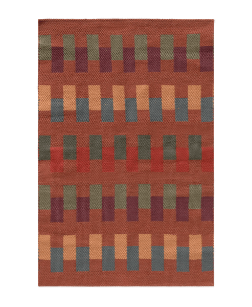 Tapete Handloom Intersecting Sienna 86 x 130 cm