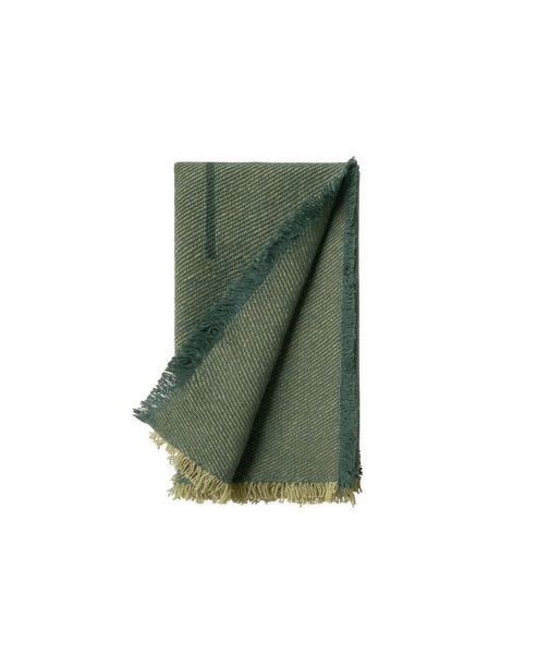 Kit com 4 Guardanapos Vertical Verde Pato 45 x 45 cm