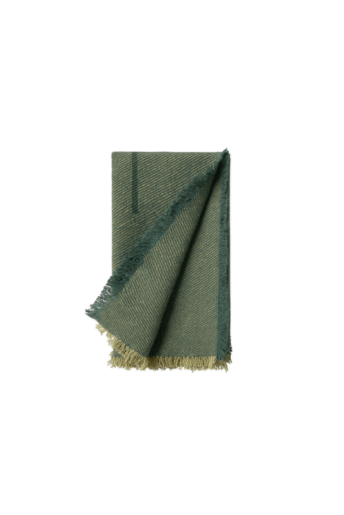 Kit com 4 Guardanapos Vertical Verde Pato 45 x 45 cm